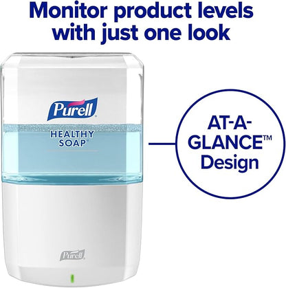 PURELL ES8 Automatic Hand Soap Dispenser, White, for 1200 mL PURELL ES8 Soap Refills (Pack of 1) - 7730-01 - Manufactured by GOJO, Inc.