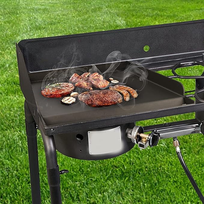 Uniflasy Fry Griddle for Camp Chef Stove, 14" x16" Flat Top Gas Grill Griddle for Camp Chef EX60LW EX60P EX60FP EX60B EX280LW DB60D YK60LW EX90LW SB30D, Professional Griddle Flat Top Plate