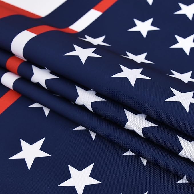 USA Gingham Patriotic Tablecloth Fabric - Rectangular 58x102 Inch Water Resistant Checked Table Cloth for Indoor/Outdoor Use - Table Cover for Kitchen, Picnics, Gardens, and Parties