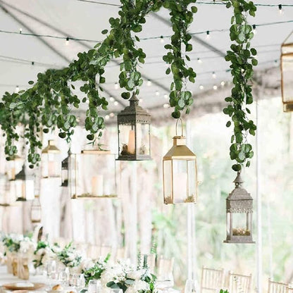 36 Pack 248 Ft Fake Vines Hanging Greenery Artificial Plants Faux Silk Green Leaves Garlands Living Room Wall Decor for Bedroom Office Garden Outdoor Wedding Jungle Party Decoration