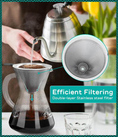 Coffee Gator Pour Over Coffee Maker - 14oz