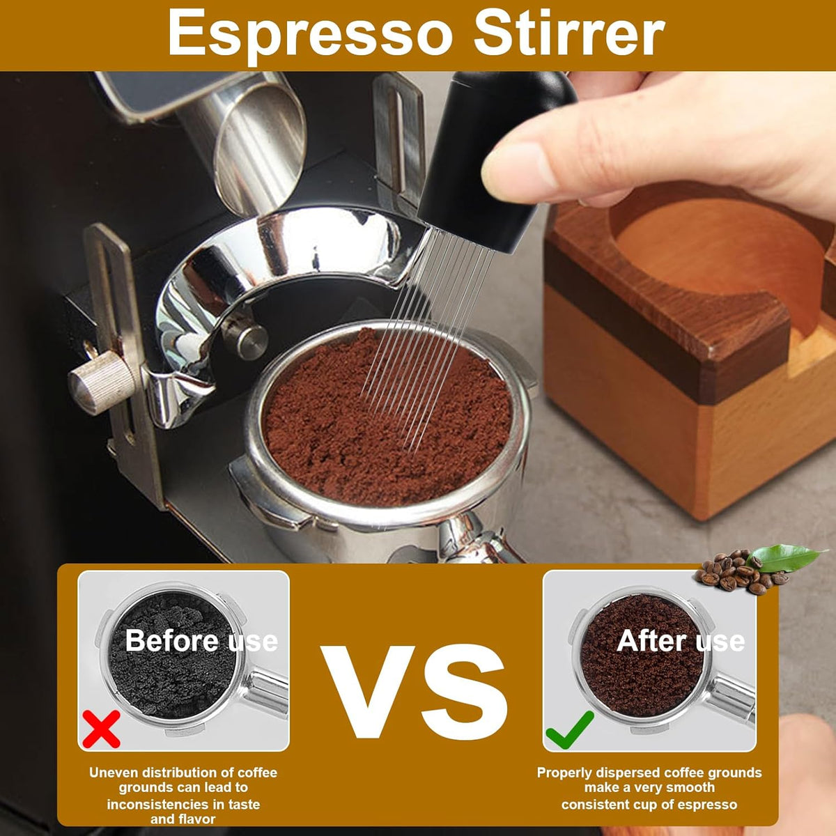 58mm Espresso Accessories,Wdt Tool espresso,Dosing Funnel And Coffee Puck Screen,Coffee Distributor,barista kit