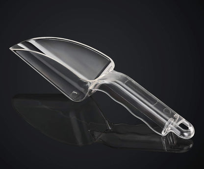 New Star Foodservice 34387 Polycarbonate Plastic Utility Ice Scoop, Clear, 6-Ounce
