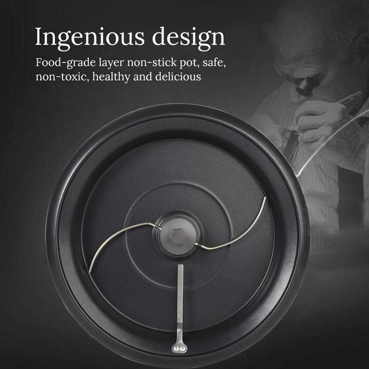 ANGELLOONG Coffee Roaster Machine, 110V 1200W Coffee Bean Roaster | 750g Home Roasting, 1200W Heating, 212-464 F Temp Control, 0-60 Min Timer, Stirring, Glass Lid