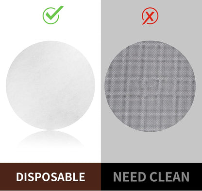 1000 Pcs Coffee Paper Filter for Espresso Coffee Maker, 58 mm Unbleached Espresso Filter Puck Screen Portafilter Paper Compatible with Breville Barista, Mr. Coffee and Other Espresso Machine