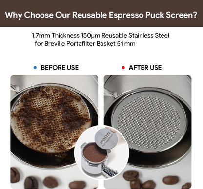 51mm Tamper Espresso Accessories Kit: Espresso Tamper Set, Tamper for Espresso Machine Coffee Tamper Espresso Tools Barista Tools