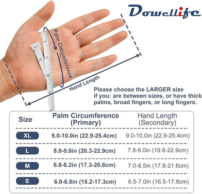Dowellife Cut Resistant Gloves Food Grade Level 5 Protection, Safety Kitchen Cuts Gloves for Oyster Shucking, Fish Fillet Processing, Mandolin Slicing, Meat Cutting and Wood Carving. (X-Large)