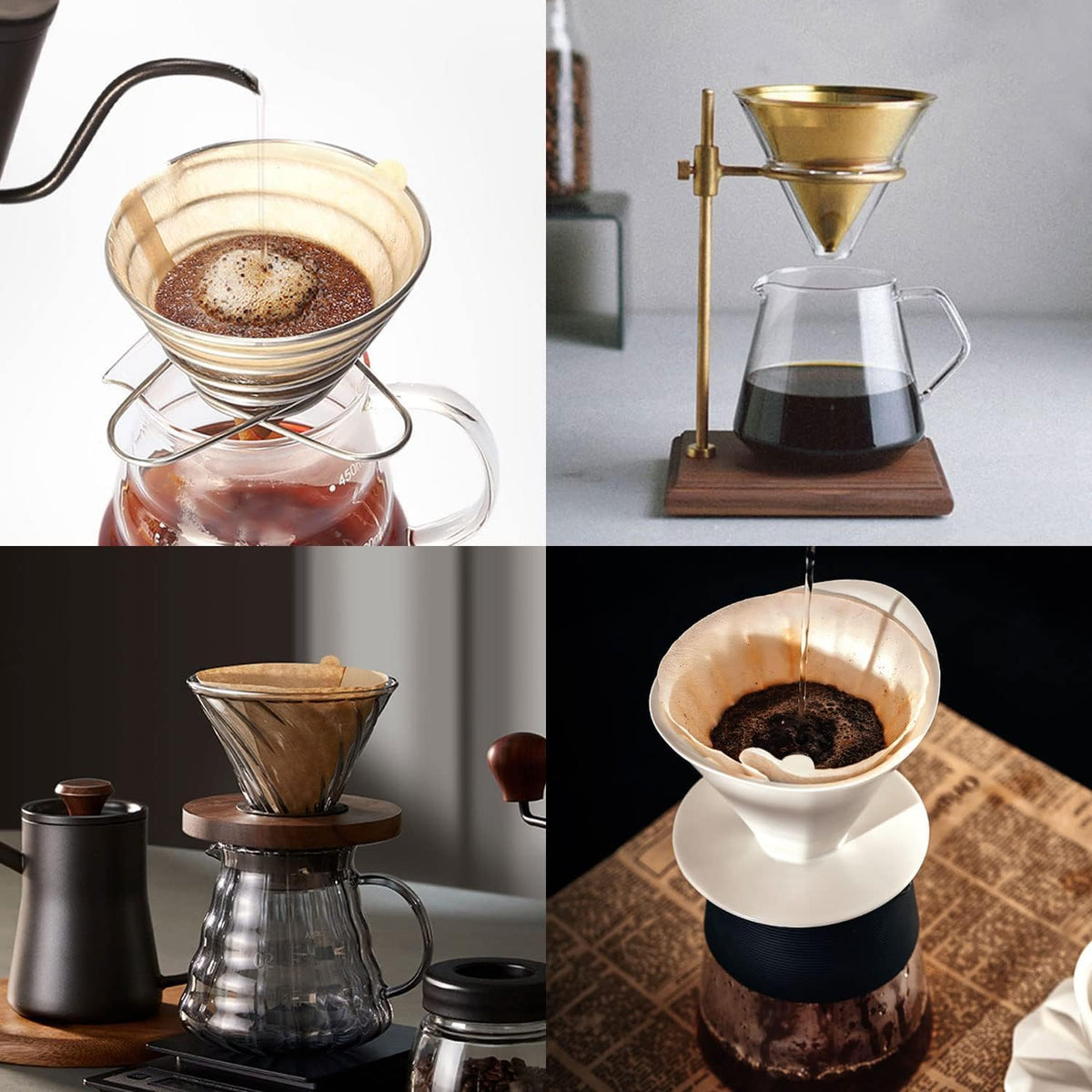 Coffee Filters, Size 02 Unbleached Cone Filters, 200 Count Disposable Natural Paper Filters 2-4 Cup, 02 Cone For Pour Over and Drip Coffee Maker