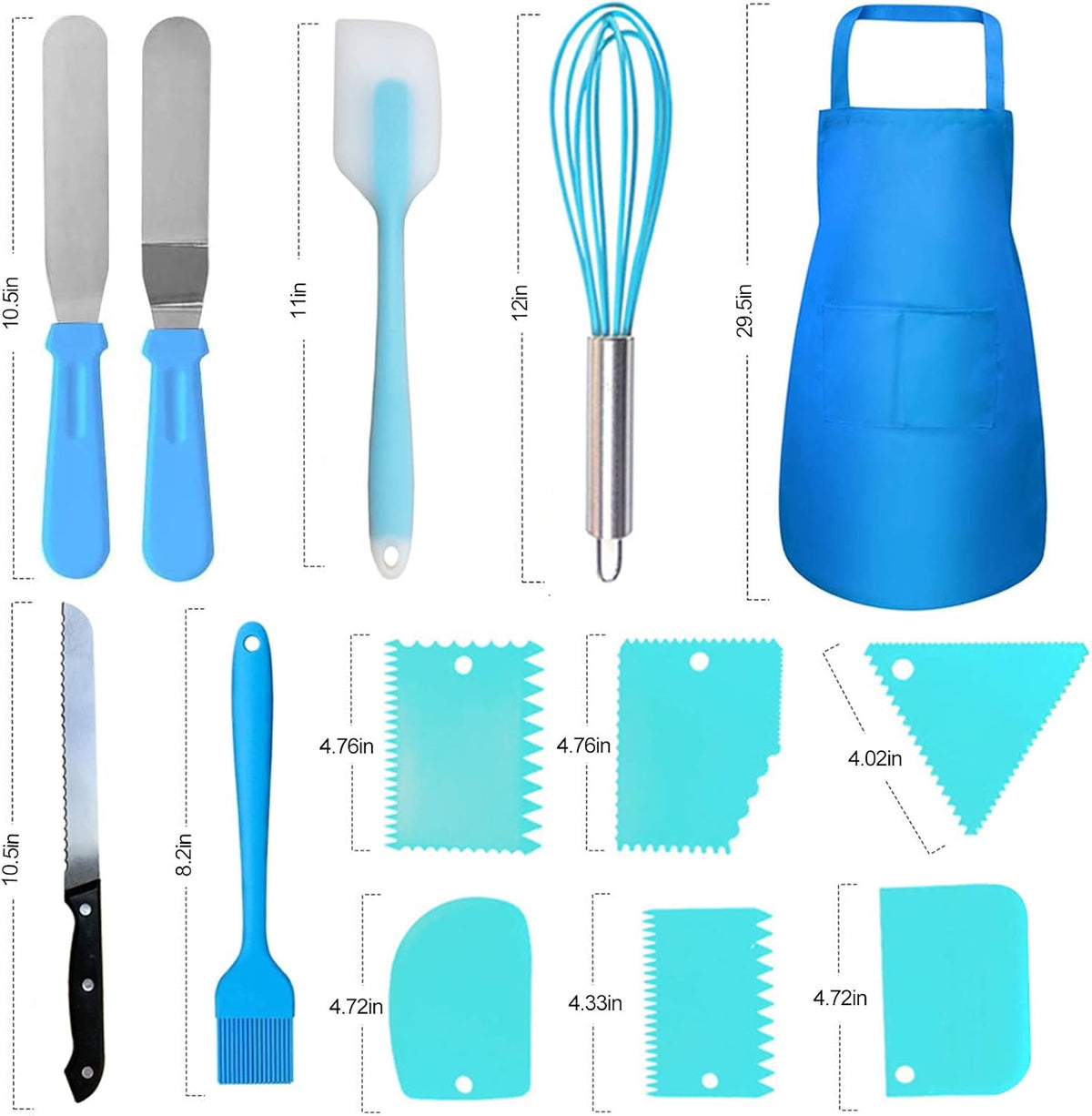 Cake Decorating Tools Supplies Kit - 368Pcs Baking Supplies with Storage Case for Beginners - Icing Piping Bags and Tips Set For Cookies