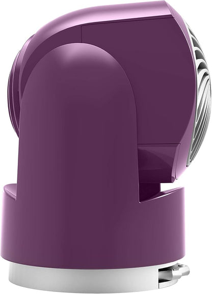 Vornado Flippi V6 Compact Air Circulator Fan, Quiet Portable Travel Fan for Desk or Bedroom, Adjustable Head, 2 Speeds, Plum