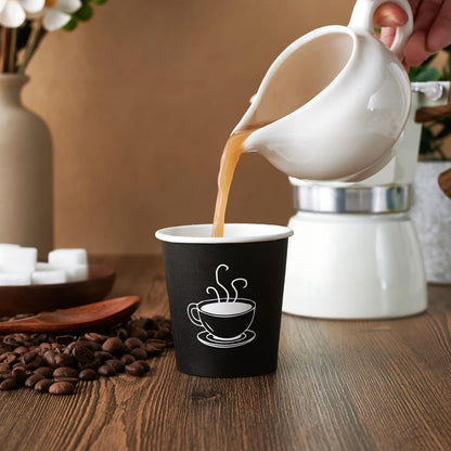 600 Pack 4 oz Paper Cups, Small Disposable Coffee Cups, Paper Espresso Cups, Hot/Cold Drinking Cups for Party, Picnic, Travel and Events