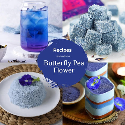 Blue TEA - Butterfly Pea Flower Tea - 10 Count (Pack of 2) - Pyramid Plant Based Tea Bag, Antioxidant Rich, Caffeine Free - Detox Tea