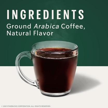 Starbucks Medium Roast K-Cup Coffee Pods — Toffeenut for Keurig Brewers — 10 Count (Pack of 6)