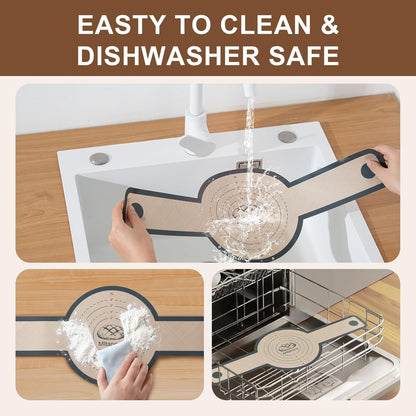 3 PCS Silicone Bread Sling for Dutch Oven Liners, Non Stick & Easy to Clean Silicone Bread Baking Mat with Extra Long Handles