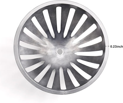 Floor Sink Strainer, Floor Drain Strainer, Heavy Duty Aluminum Dome Drain Cover, Floor Drain Cover for Restaurant, Home, Garden, Kitchen, Bar, Buffet or Food Service 5-1/2" W x 2-1/4"H(3PCS)