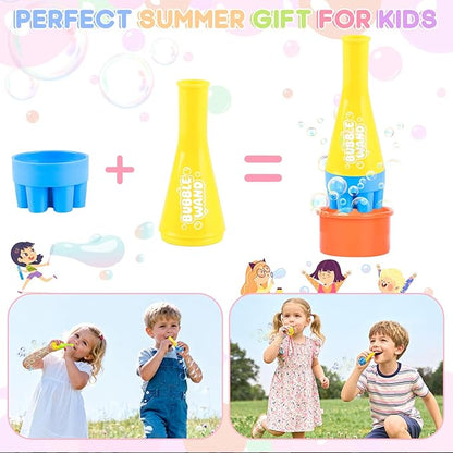REZUCREY 32 Pcs Big Bubble Wands Toys Set, Giant Bubble Wands with Tray for Kids Summer Outdoor Toys Bubbles Party Favors Bubbles Maker Bulk for Kids Toddlers Boys Girls Age 3 4 5 6 7 8+