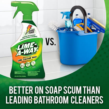Lime-A-Way - 0-51700-87103-2 Bathroom Cleaner, Removes Lime Calcium Rust, 22 Fl Oz (Pack of 6) Packaging May Vary