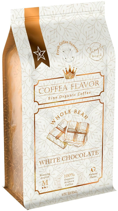 Organic Ground Coffee Medium Roast (16oz) - White Chocolate Flavored