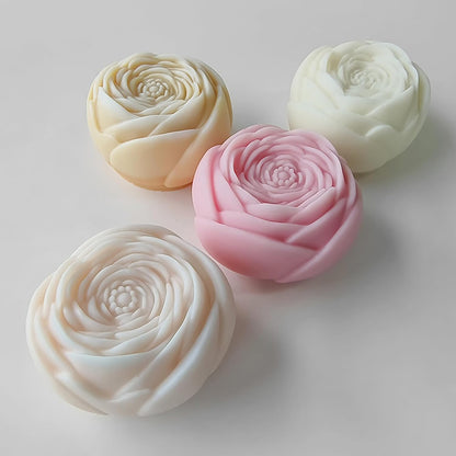 Rose Ball 3D Round Flower Peony Resin Casting Molds - Silicone Mold for Candle Making & Home Decor