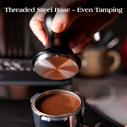 7 PCS 58mm Espresso Accessories Kit: Espresso Tamper, Coffee Distributor, Puck Screen, Dosing Funnel and WDT Tool Espresso Machine Accessories