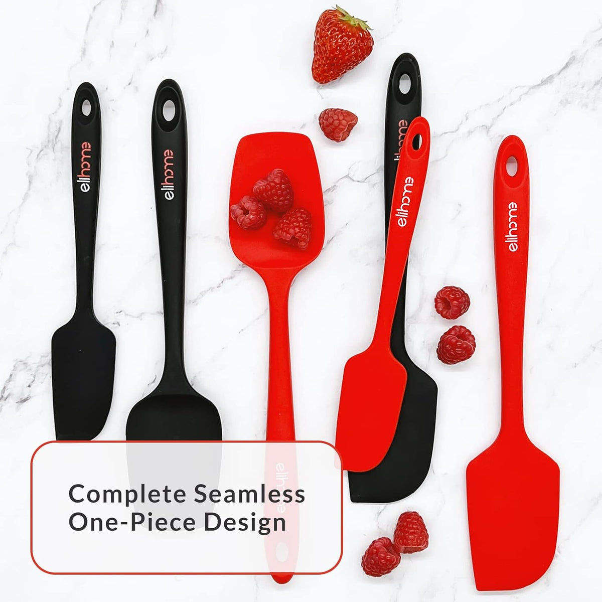 Elihome Mini Silicone Basting Pastry Brush, Cooking Brush for Oil Sauce Butter Marinades, Food Brushes for BBQ Grill Kitchen Baking