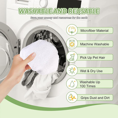 10Pack Microfiber Cloths for Handheld Steam Cleaner Compatible with Bissell Steam Shot, Comforday, PurSteam, Wagner Spraytech, Universal Washable Steam Cleaner Accessories