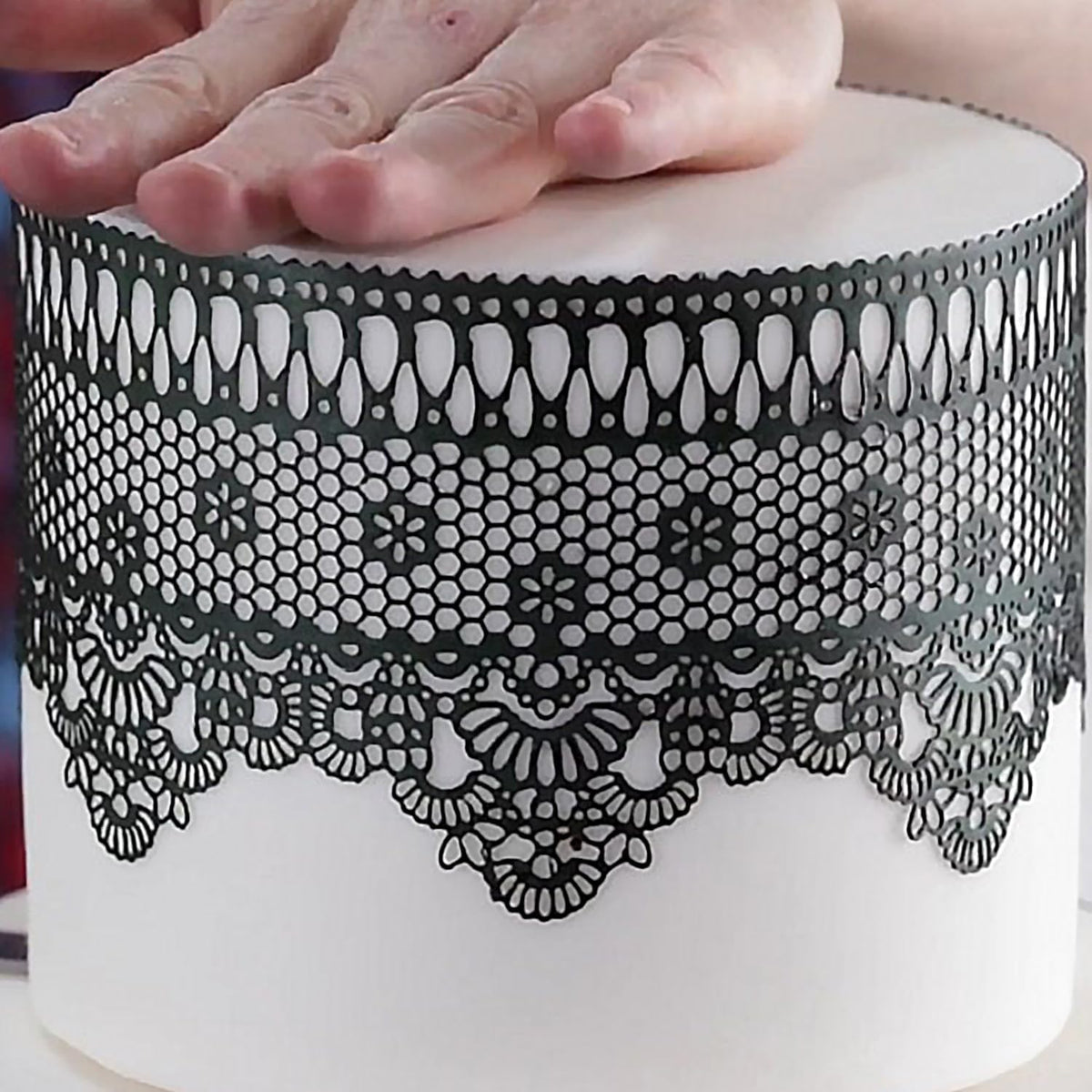 GROWTAIL Lace Molds Silicone,Cake Fondant Embossing Mat,Lace Molds for Cake Decorating Edible Lace