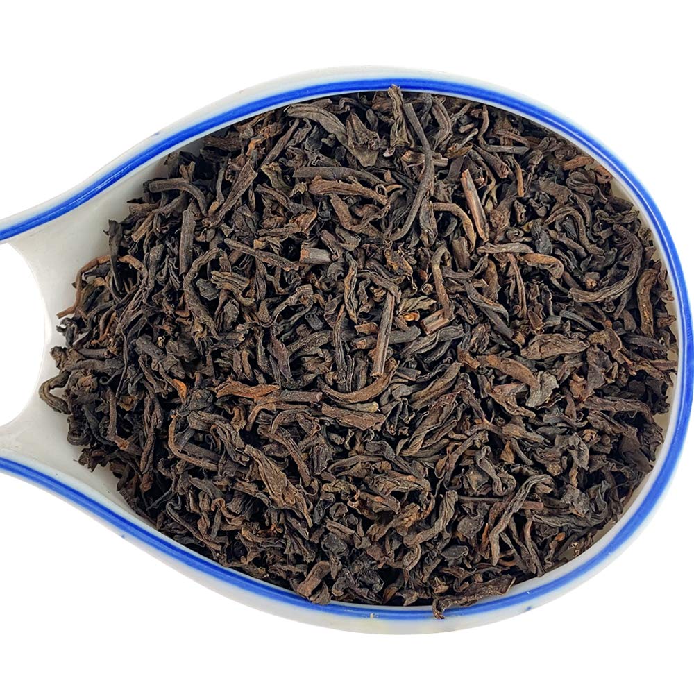 Tian HU Shan Puerh Tea - Ripe Pu'erh, Aged Black, 8 Ounce