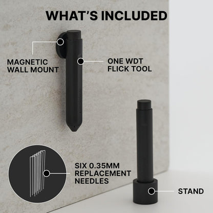 Subminimal Flick WDT Espresso Distribution Tool - Stirrer Tool For Barista-Grade Precision Brewing - Tamper With Retractable Needles - Coffee & Espresso Machine Parts & Accessories