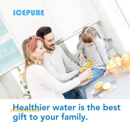 ICEPURE AF004 Refrigerator Air Filter Replacement for LG LT120F, Kenmore Elite 469918, ADQ73214402, ADQ73214404, 6PACK