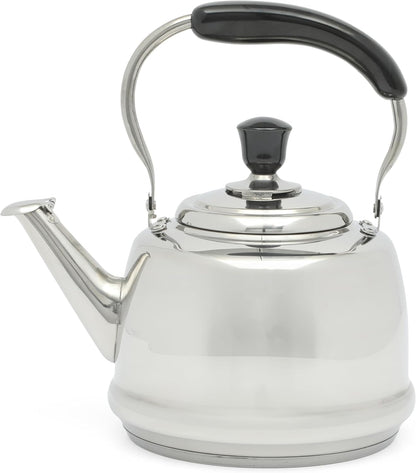 Martha Stewart Kingstree Large 2 Qt Heavy Gauge Tea Kettle - Stainless Steel