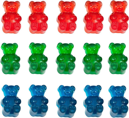 Gummy Candy Molds - Silicone Gummy Bear/Dinosaur/Hearts/Gummy Worm Mold for Kids with 2pcs Dropper,Non-stick and Bpa Free for Mini Candy Chocolate Gummies Baking