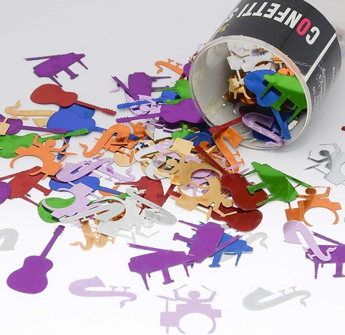 Confetti Music Instruments MultiColors - 3 Half Oz Bags (1.5 oz) #9429