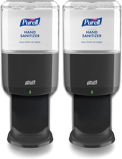PURELL ES8 Automatic Hand Sanitizer Dispenser, Graphite, for 1200 mL PURELL ES8 Hand Sanitizer Refills (Pack of 2) - 7724-01