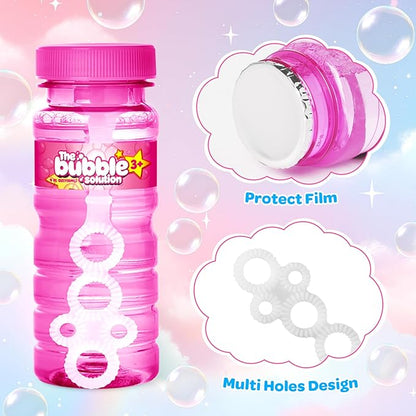 AuroTops 24 PCS Bubble Bottles with Wand Assortment for Kids,Bubble Solution Summer Toys for Kids Bubbles Party Favors,Birthday Party Supplies,Blow Bubbles in Bulk,Indoor & Outdoor Activities,6 Colors