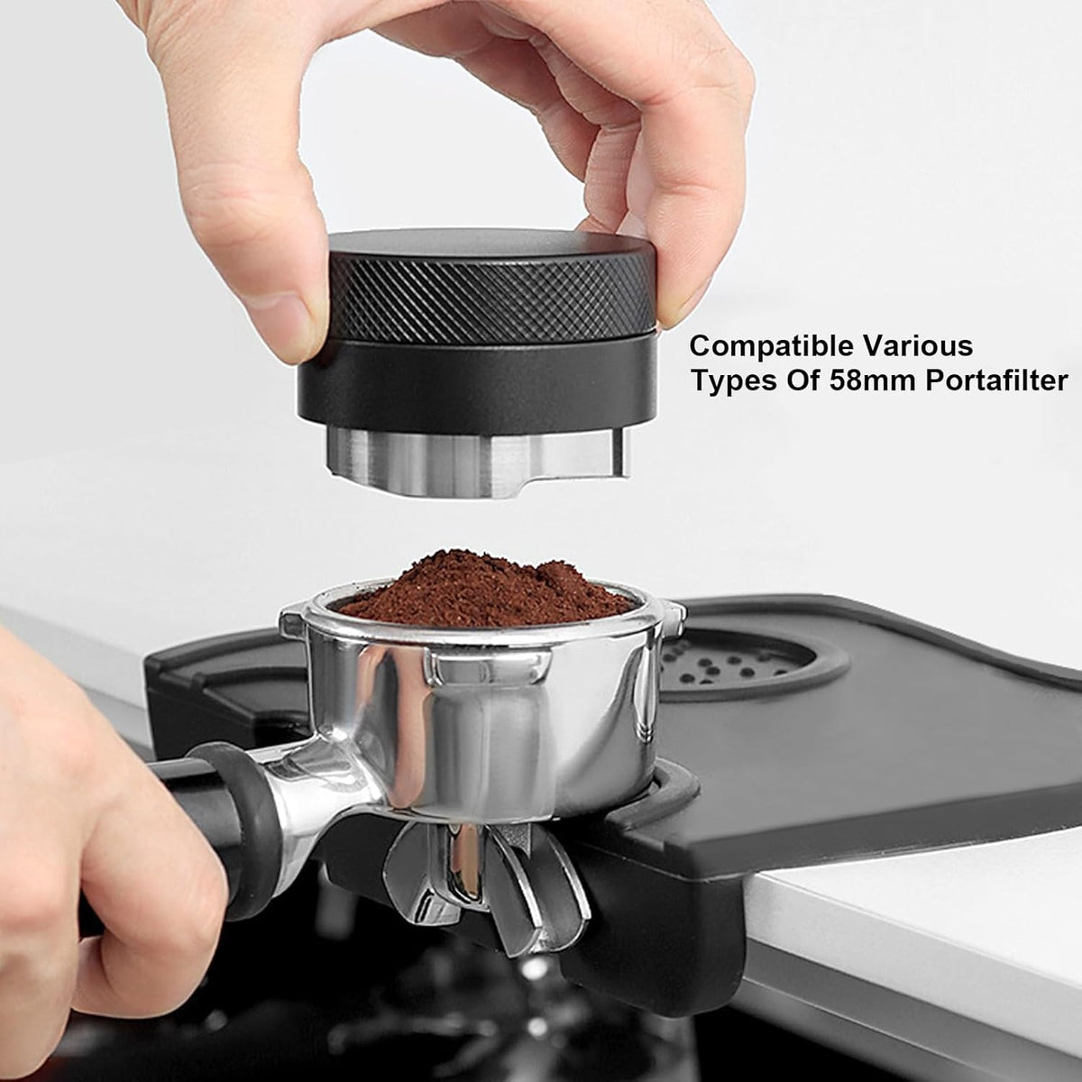 58mm Espresso Accessories,Wdt Tool espresso,Dosing Funnel And Coffee Puck Screen,Coffee Distributor,barista kit