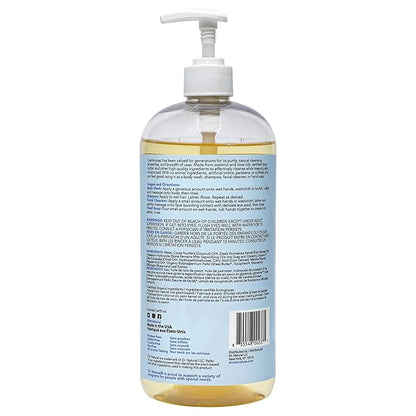 Castile Liquid Soap - Peppermint by Dr. Natural for Unisex - 32 oz Soap - Pack of 2