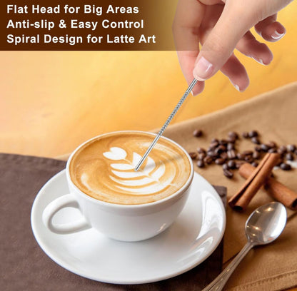 Espresso Accessories Kit 51mm Tamper: 7PCS Espresso Tools Coffee Tamper Set