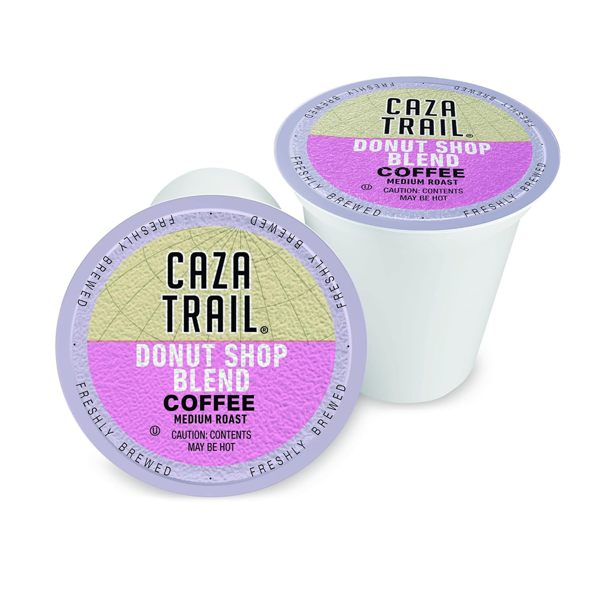 Caza Trail Coffee Pods, Donut Shop Blend, Single Serve 100 Count