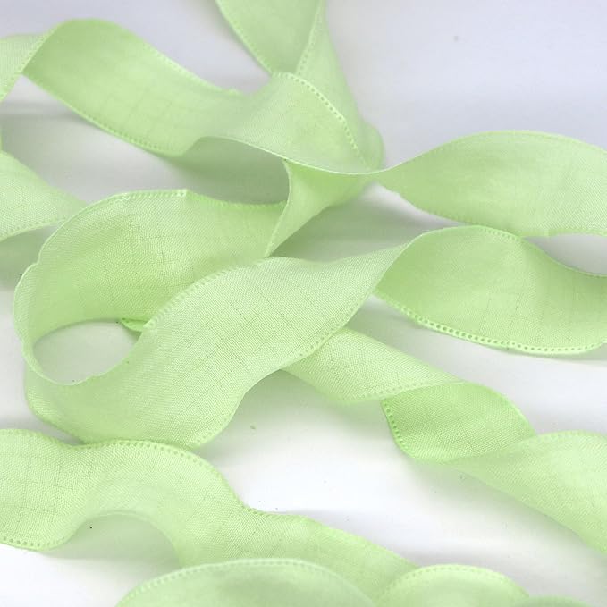 10 Yd x 12 Rolls Mixed Color Polyester Woven Ribbon Set - Wave Shaped Edge Ribbon for Party Decoration Crafts Hair Accessories and Christmas Gift Wrapping