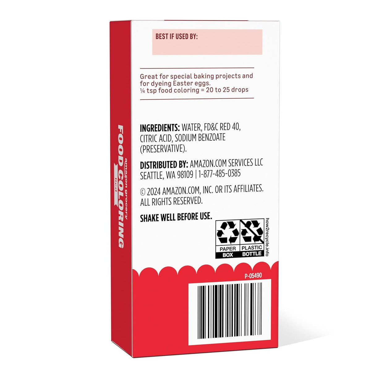 Grocery, Red Food Coloring, 1 Fl Oz