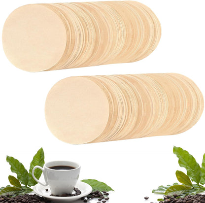 800 Count Espresso Coffee Filters, 53 mm Unbleached Round Coffee Paper Filter for Espresso Machine