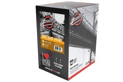 Brooklyn Beans Coney Island Caramel Gourmet Coffee Pods - Compatible with Keurig K Cup Brewers Including 2.0 Machines, 40 Count