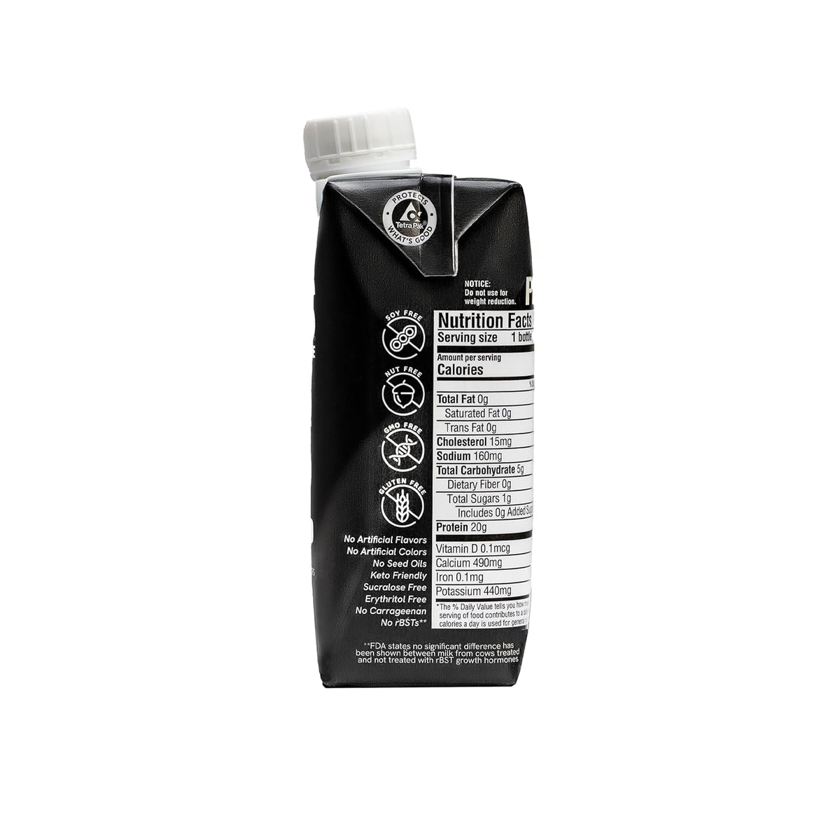 Protein Coffee - 100% Arabica Beans Real Cold Brew - 20g Ready To Drink Protein - 1g Sugar - 100 Calories - No Added Sugar