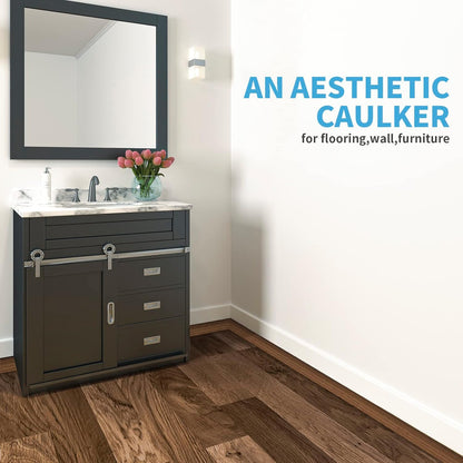 Art3d 4 FT Self Adhesive Vinyl Floor Transition Strip, Laminate Strip Flat Divider for Joining Gaps,Carpet Threshold Transition,Floor Tiles（1.57in, Brown）