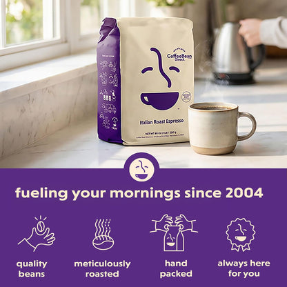 Coffee Bean Direct 0 Dark 30 Blend, Whole Bean, 1lb Bag | Mixed Roast Level, Rich Flavor