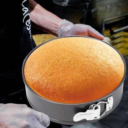 Springform Pan, Nonstick Cake Pan, Round cheesecake pan with leak-proof non-stick bottom removable bakeware.3 pieces 3 sizes, 7" 8" 9" for Cakes