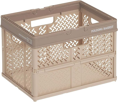 Tenma PRX Foldable Basket with Handle, Beige, S