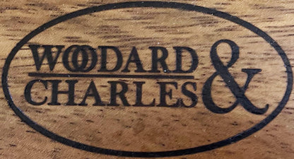 Woodard & Charles 6 Piece Wood Boards with Stand, Perfect for Serving, Sushi, Cheese, Hors D'Oeuvre, Charcuterie, Sandwiches, 7 Piece Set