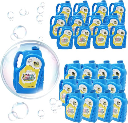 32 oz Concentrated Bubble Solution, Refills up to 2.5 Gallons, Non-Toxic Concentrated Solution for Bubble Machines, Giant Bubble Wands,Bubble Gun and Blowers